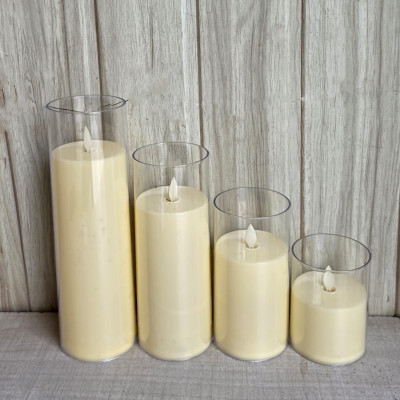 LED Candles with Acrylic Glass